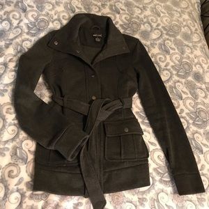 Grey pea coat